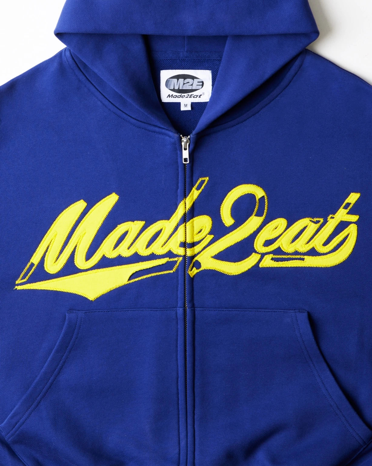 ROPE STITCHED MADE2EAT HOODIE - ROYAL BLUE