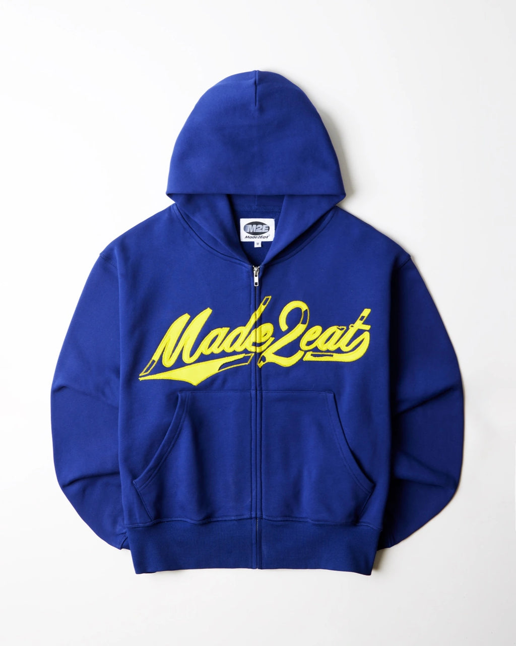 ROPE STITCHED MADE2EAT HOODIE - ROYAL BLUE